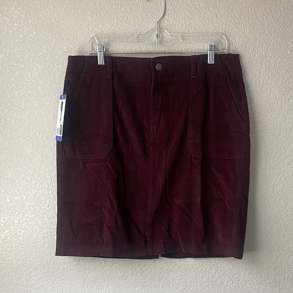 32 Degrees Heat Corduroy Skirt/Purple/Large